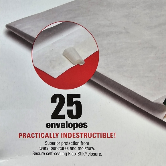 Tyvek Shipping Envelopes 25pk - Picture 2 of 6